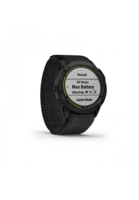 Смарт-годинник Garmin Enduro Carbon Gray Titanium with Black UltraFit Nylon Strap (010-02408-01/11)