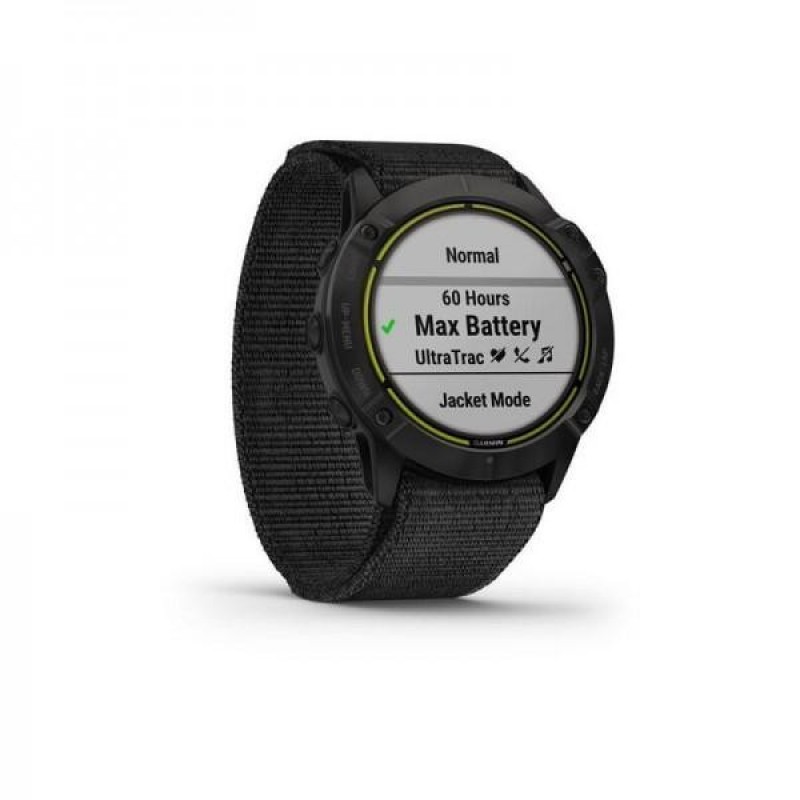 Смарт-годинник Garmin Enduro Carbon Gray Titanium with Black UltraFit Nylon Strap (010-02408-01/11)