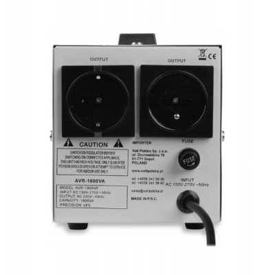 Стабілізатор напруги Volt Polska AVR 1000 VA (5AVR1000SE)