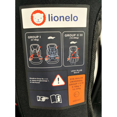 Автокрісло Lionelo Levi Plus Black (LO.A.LE02)