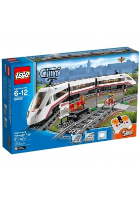 Блоковий конструктор LEGO City Швидкісний пасажирський поїзд (60051)