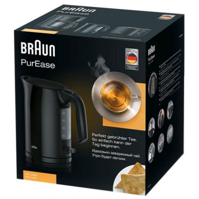 Електрочайник Braun PurEase WK 3000 BK