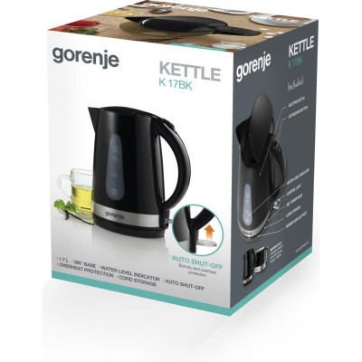 Електрочайник Gorenje K17BK Електрочайник Gorenje K17BK