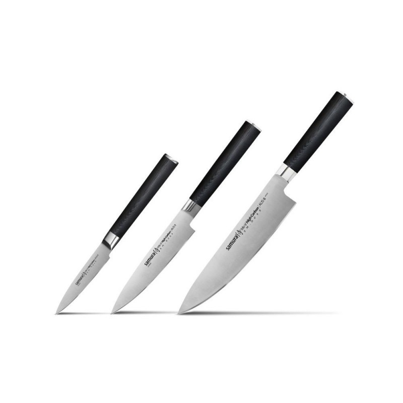 Набір з 3 кухонних ножів Samura MO-V SM-0230