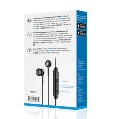 Навушники з мікрофоном Sennheiser CX 150BT Black (508380)