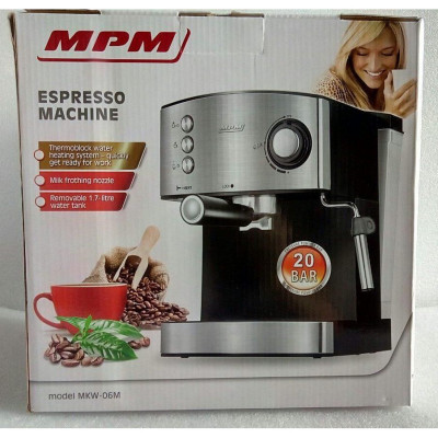 Рожкова кавоварка еспресо MPM Product MKW-06M