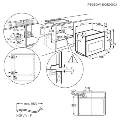 Духовка електрична AEG KMR721000B