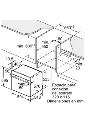 Духовка електрична Bosch HBA5360B0