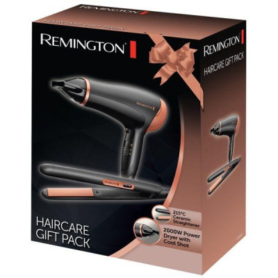 Фен + Праска для волосся Remington Haircare Giftpack D3012GP