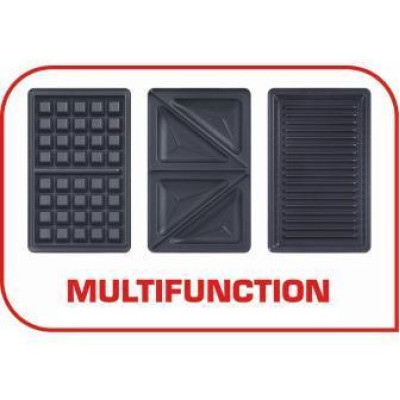Мультимейкер (бутербродниця-вафельниця-гриль) Tefal SW342D38