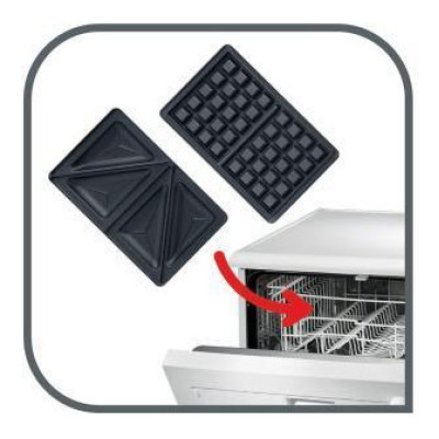 Мультимейкер (бутербродниця-вафельниця-гриль) Tefal SW342D38