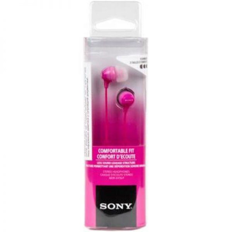 Навушники без мікрофону Sony MDR-EX15LP Pink