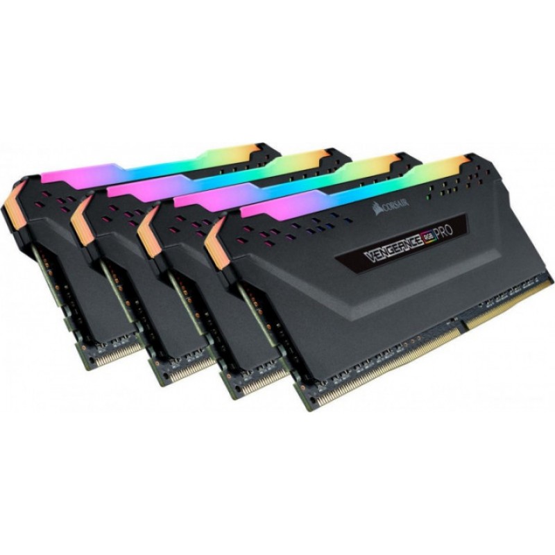 Пам'ять Corsair RGB Pro K4 32GB DDR4 3200MHz CL16 (CMW32GX4M4Z3200C16)