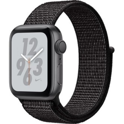 Смарт-годинник Apple Watch Nike+ Series 4 GPS 40mm Gray Alum. w. Black Nike Sport l. Gray Alum. (MU7G2)