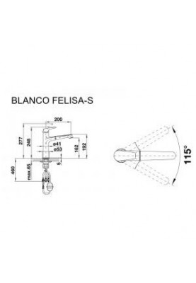 Смеситель Blanco FELISA-S 520338
