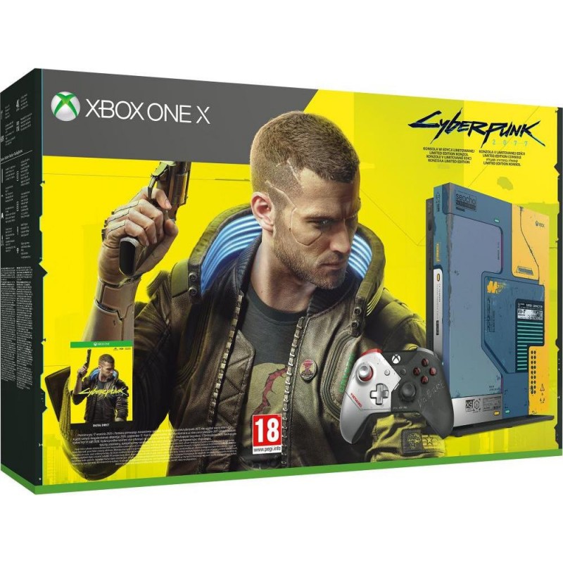 Стаціонарна ігрова приставка Microsoft Xbox One X 1TB Cyberpunk 2077 Limited Edition (FMP-00244)