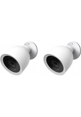 Цифровая видеокамера Nest Cam IQ Outdoor Security Camera 2 Pack White (NC4200US)
