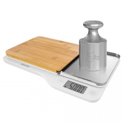 Ваги кухонні електронні Sencor SKS 6501WH