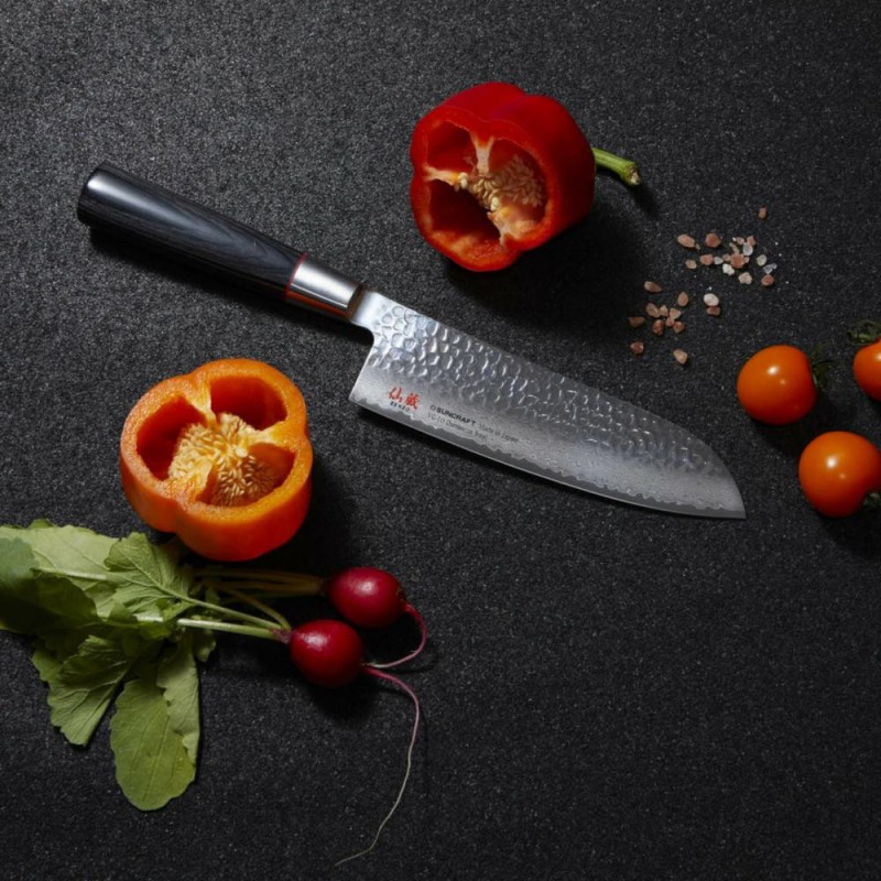 Японський ніж Santoku Suncraft Senzo Classic (SZ-04)