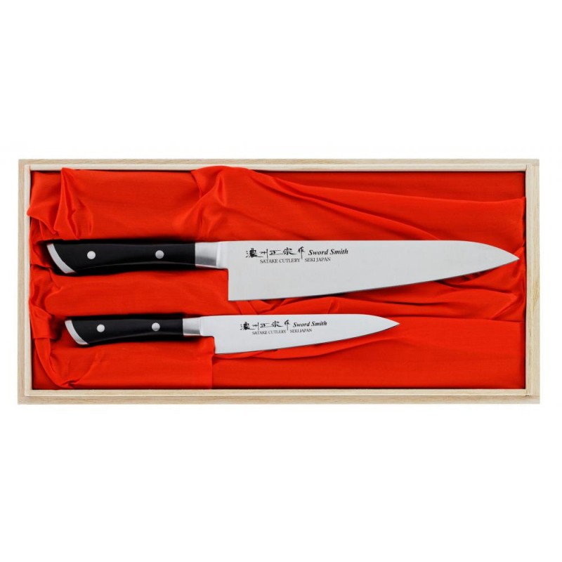 Набір із 2-х кухонних ножів Satake Hiroki (HG8341W)