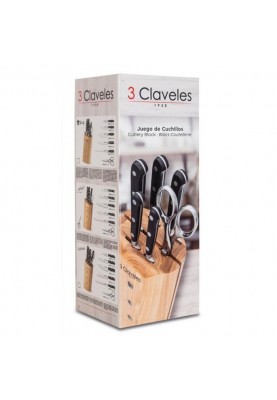 Набір кухонних ножів 3 Claveles Toledo (01637)