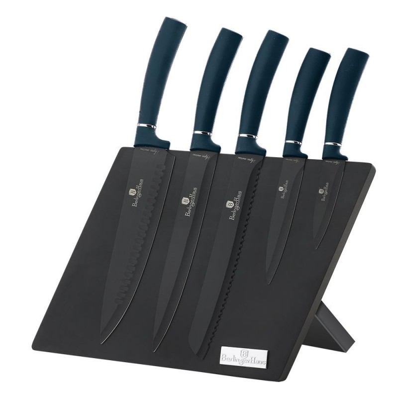 Набір ножів із 6 предметів Berlinger Haus Metallic Line AQUAMARINE Edition BH-2517