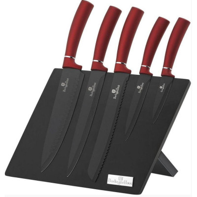 Набір ножів із 6 предметів Berlinger Haus Metallic Line Burgundy Edition (BH-2519)