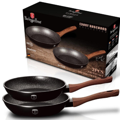 Набір сковорідок Berlinger Haus Ebony Rosewood Collection BH-1726F