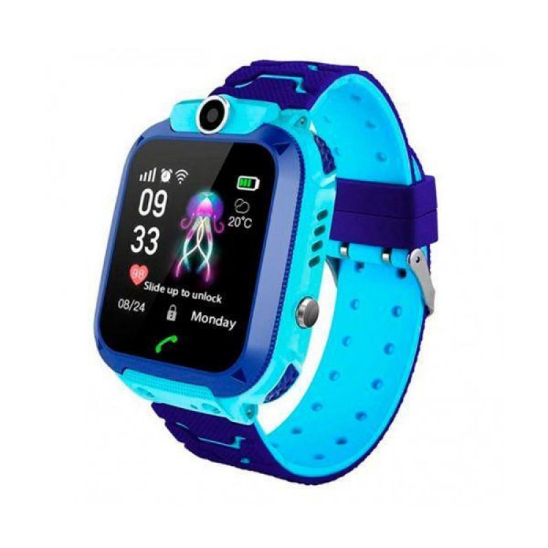 Дитячий розумний годинник XO H100 GPS Kids Watch Blue