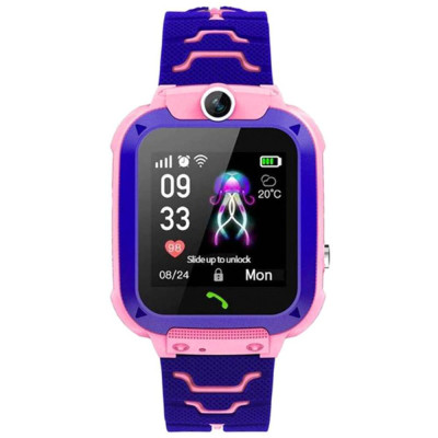 Дитячий розумний годинник XO H100 GPS Kids Watch Pink