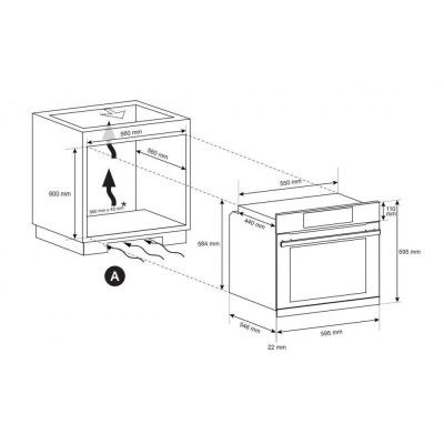 Духовка електрична Haier HWO60SM2F3BH
