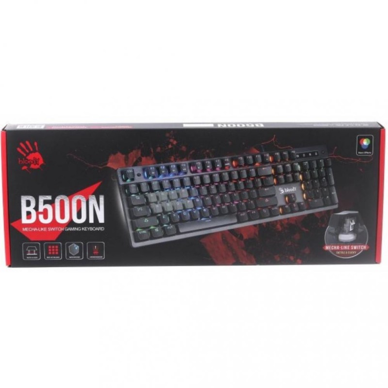 Клавіатура Bloody B500N Grey