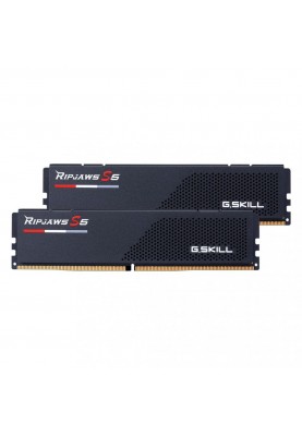 Пам'ять для настільних комп'ютерів G.Skill 32 GB (2x16GB) DDR5 6400 MHz Ripjaws S5 Black (F5-6400J3239G16GX2-RS5K)