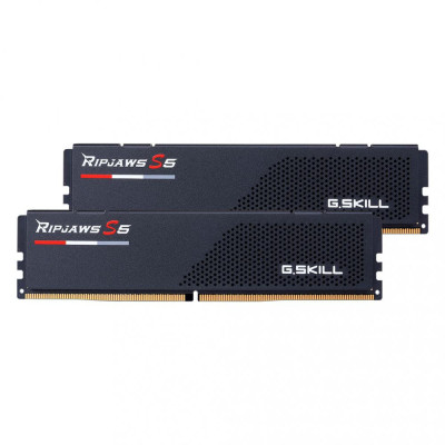 Пам'ять для настільних комп'ютерів G.Skill 32 GB (2x16GB) DDR5 6400 MHz Ripjaws S5 Black (F5-6400J3239G16GX2-RS5K)