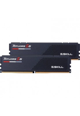 Пам'ять для настільних комп'ютерів G.Skill 48 GB (2x24GB) DDR5 5600 MHz Ripjaws S5 Black (F5-5600J4040D24GX2-RS5K)