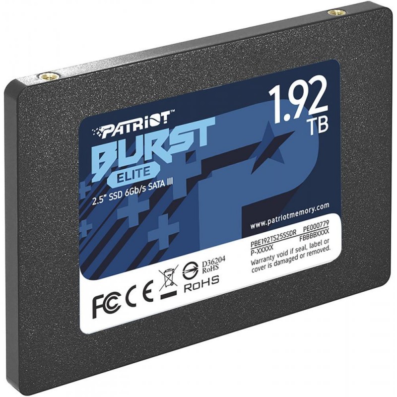 SSD накопичувач PATRIOT Burst Elite 1.92 TB (PBE192TS25SSDR)