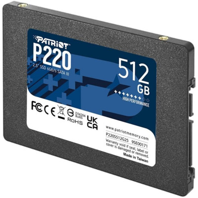 SSD накопичувач PATRIOT P220 512 GB (P220S512G25)