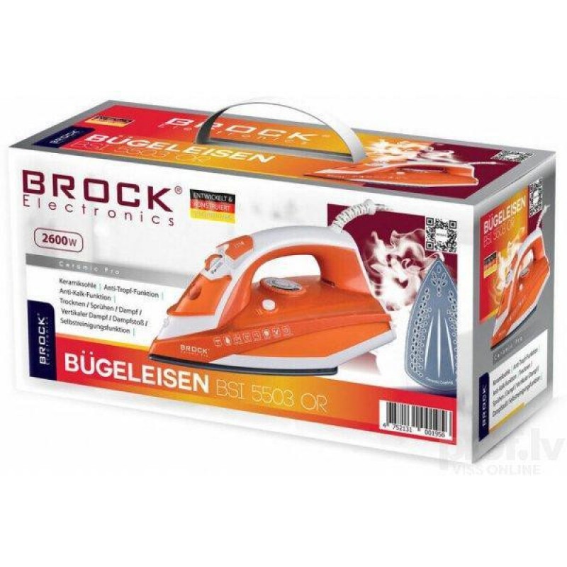 Праска з парою BROCK BSI 5503 OR