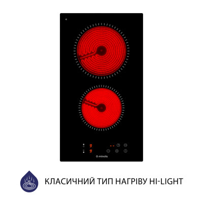 Варильна поверхня електрична Minola MVH 3031 KBL
