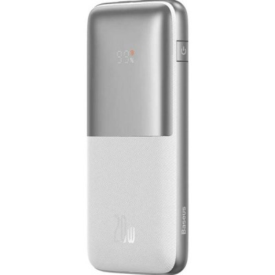 Зовнішній акумулятор (павербанк) Baseus Bipow Pro Digital Display 20W 10000 mAh White (PPBD040102)