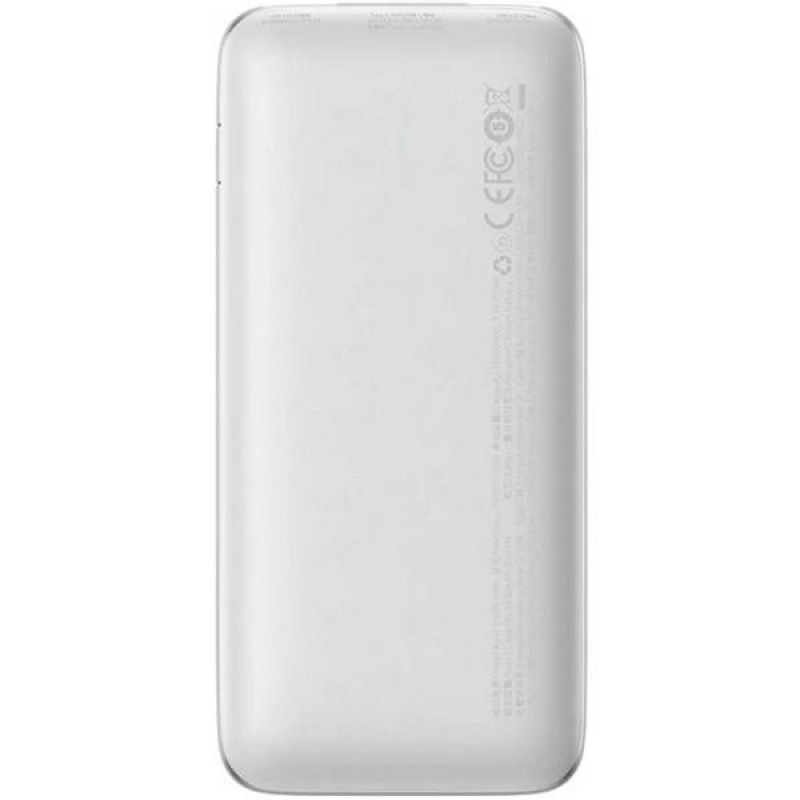 Зовнішній акумулятор (павербанк) Baseus Bipow Pro Digital Display 20W 10000 mAh White (PPBD040102)