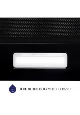 Телескопічна витяжка Minola HTLS 6634 BLF 1000 LED GLASS