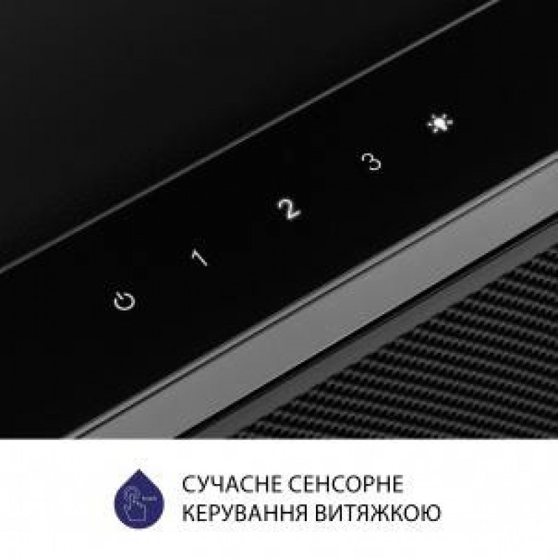 Телескопічна витяжка Minola HTLS 6634 BLF 1000 LED GLASS