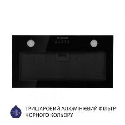 Вбудована витяжка Minola HBI 52622 BL GLASS 700 LED