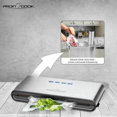 Апарат для вакуумного пакування ProfiCook PC-VK 1080 Апарат для вакуумного пакування ProfiCook PC-VK 1080