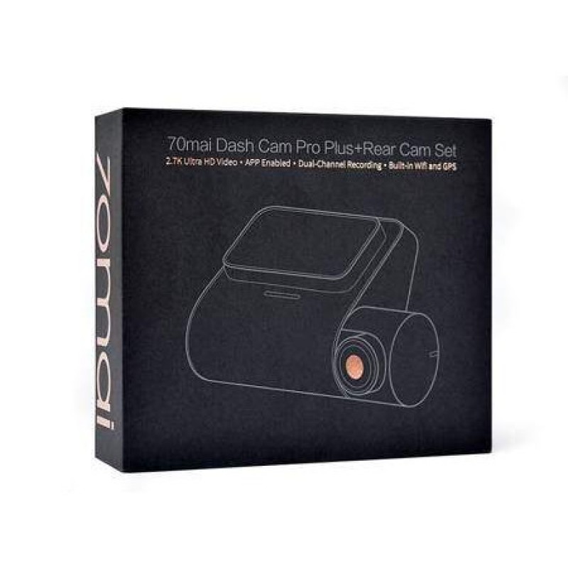 Автомобільний відеореєстратор Xiaomi 70mai Dash Cam Pro Plus A500s + Rear Cam