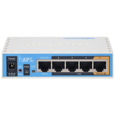 Бездротовий маршрутизатор (роутер) Mikrotik hAP ac lite (RB952Ui-5ac2nD)