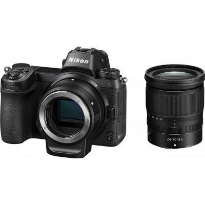 Беззеркальной фотоапарат Nikon Z6 kit (24-70mm) + FTZ Mount Adapter (VOA020K003)