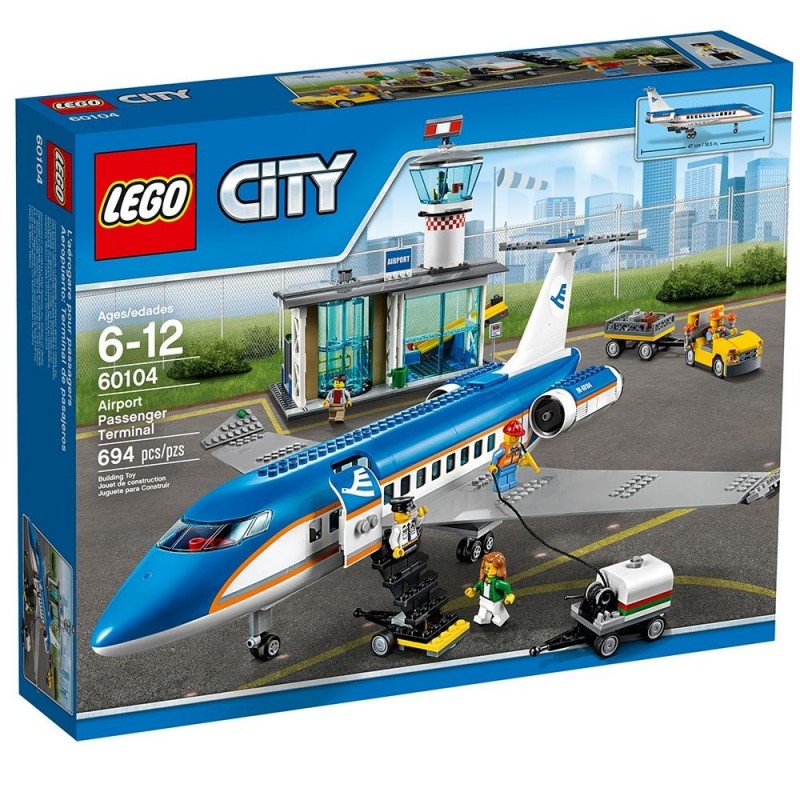 Блоковий конструктор LEGO City Пасажирський термінал (60104)