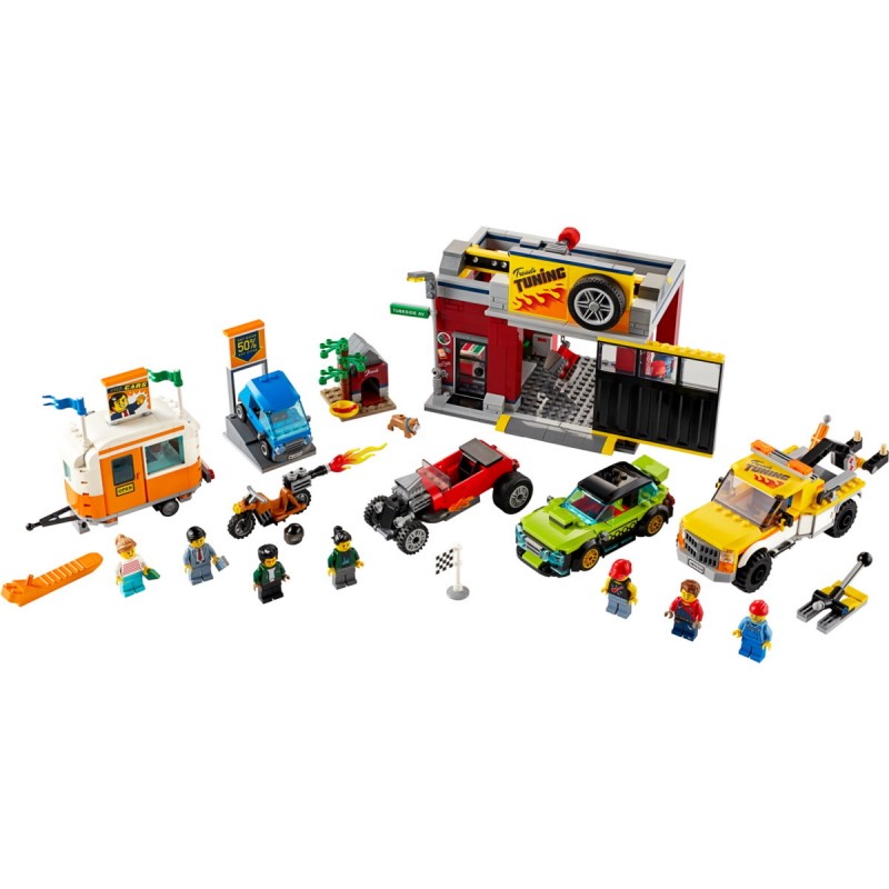 Блоковий конструктор LEGO City Тюнінг-майстерня (60258)